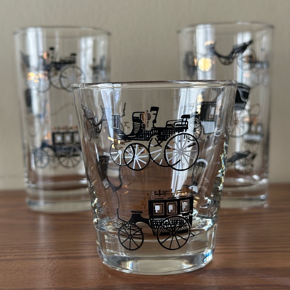VINTAGE Libbey Curio MCM Drinking Glasses